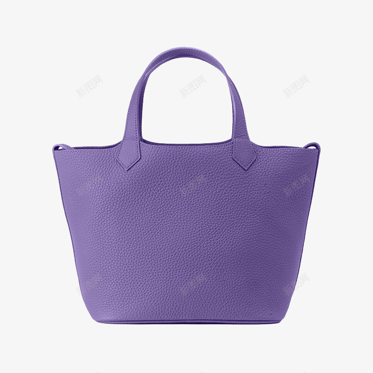 PALLA紫色菜篮子包背面png免抠素材_88icon https://88icon.com PALLA品牌 产品实物 女士包 背面展示