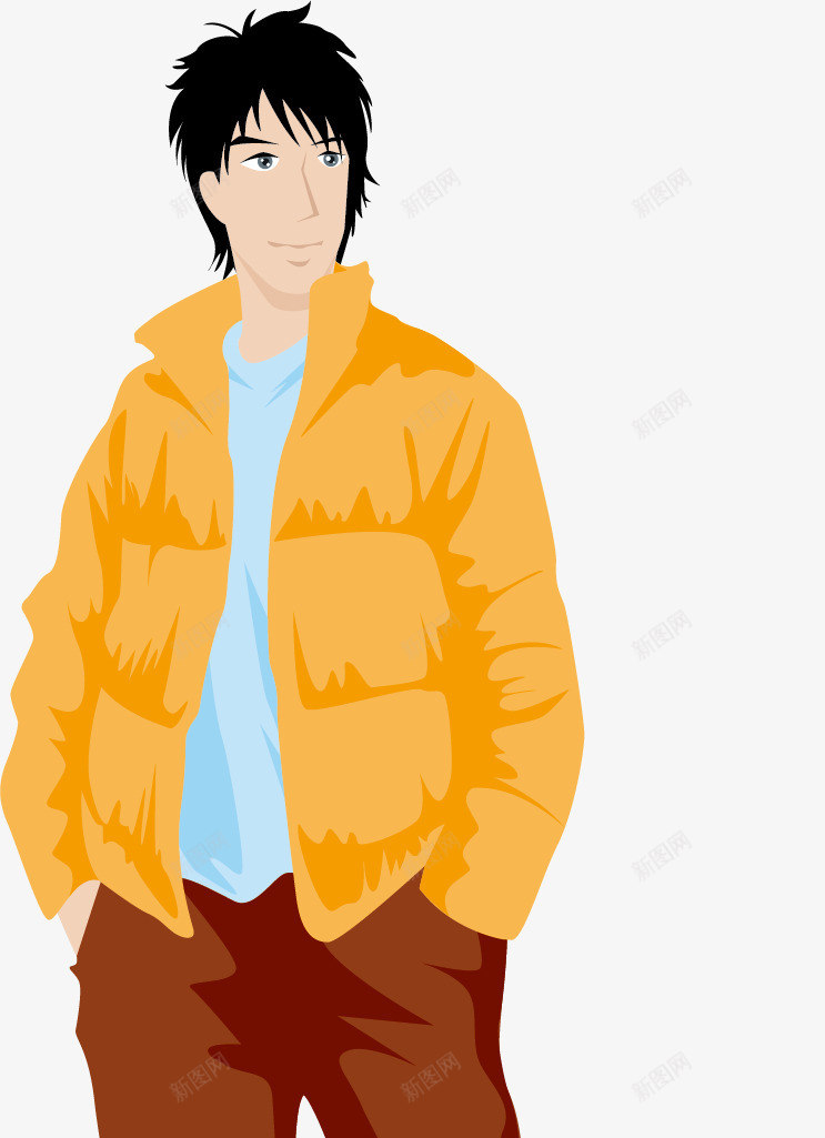 羽绒服卡通男人png免抠素材_88icon https://88icon.com 人物男 冬季 卡通人物男 卡通男人 男人 男士 男子 矢量男士