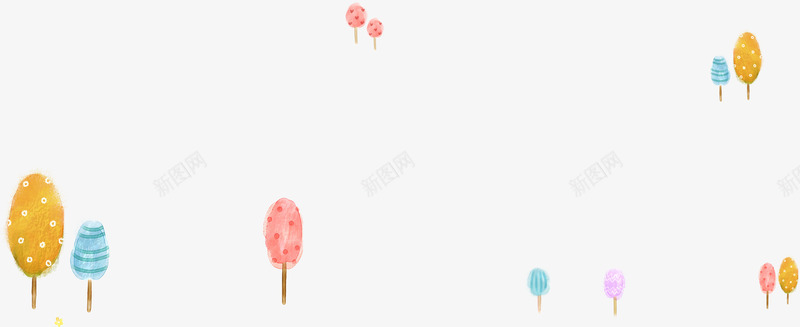 手绘春日创意大树漫画png免抠素材_88icon https://88icon.com 创意 大树 春日 漫画