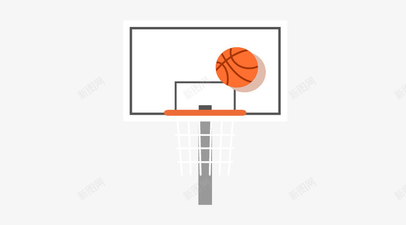 手绘的篮球框png免抠素材_88icon https://88icon.com 彩色篮球框 扁平篮球框 手绘篮球框 矢量篮球框 篮球 篮球框