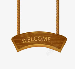 木质吊牌素材