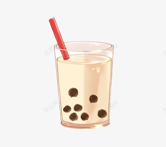 一杯奶茶png免抠素材_88icon https://88icon.com 奶茶 美味 饮品