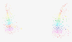 色彩斑斓的颗粒素材