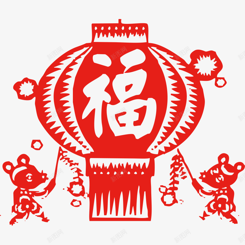 福字大灯笼和两只老鼠png免抠素材_88icon https://88icon.com 喜庆 新年 灯笼 福字图案 红灯笼 老鼠 鞭炮