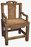 中国风木头椅子装饰素材