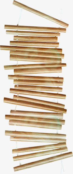 木质竹排素材
