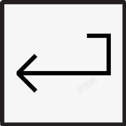 keyboard箭头键盘返回Lineaoutlineicons图标高清图片