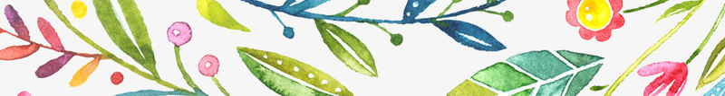 手绘卡通水彩花朵背景png免抠素材_88icon https://88icon.com 中国风花纹花边 柔和美丽装饰花边 海报设计花边元素 透明花卉设计