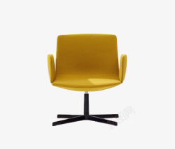 亮黄色装饰休息椅子素材