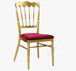 金色竹节椅素材