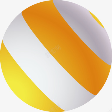 立体小球素材漂浮立体球科技立体球面图标图标
