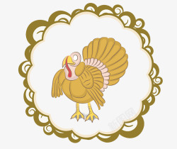 感恩节火鸡素材