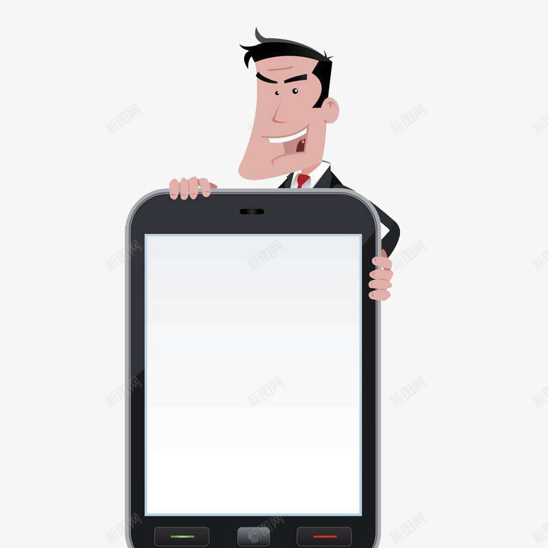 拿着手机展示的卡通人物png免抠素材_88icon https://88icon.com 卡通 卡通男士 展示手机 手握手机 手机 手绘 拿着手机 拿着手机的卡通人物
