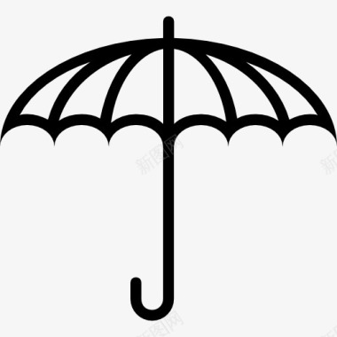 雪天气行程概述打开伞概述工具符号图标图标