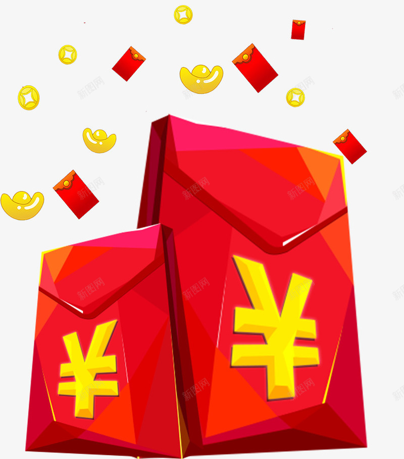 卡通红包元素手绘png免抠素材_88icon https://88icon.com 2019 农历新年 卡通 手绘 新年 春节 猪年 红包 节日氛围