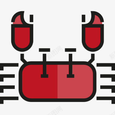 酱螃蟹蟹图标图标
