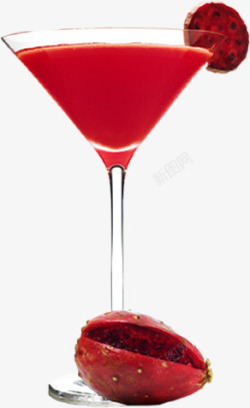 红色饮品酒杯素材