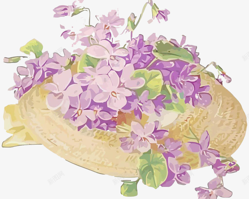 手绘的紫罗兰png免抠素材_88icon https://88icon.com 手绘 手绘紫罗兰 植物 紫罗兰 紫色 绿色 美丽 花朵 芳香