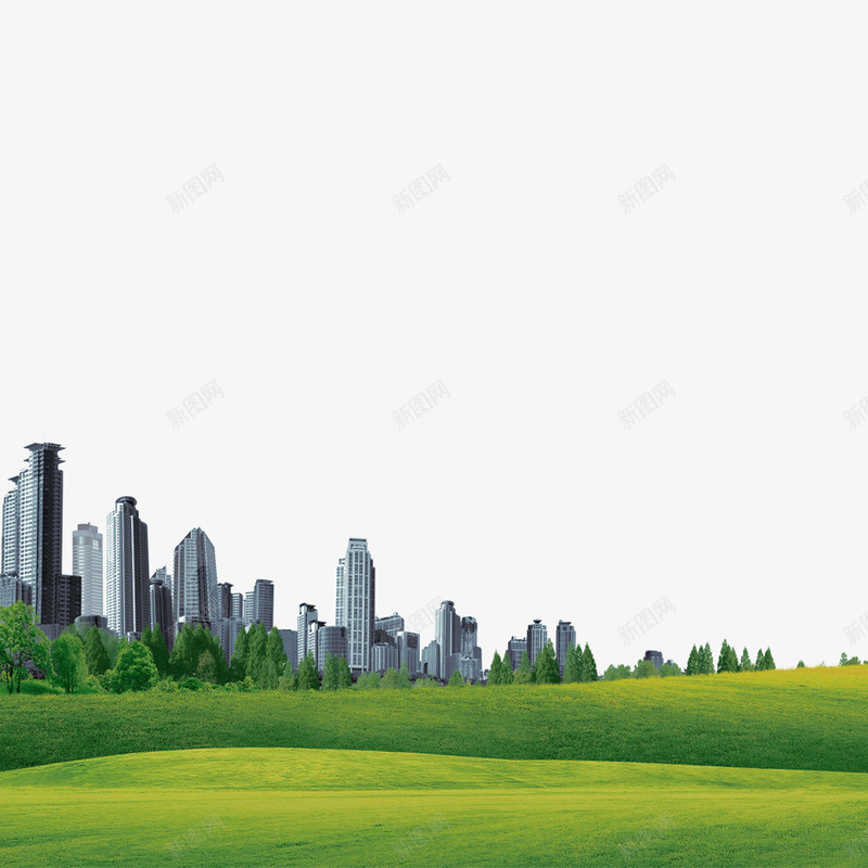 唯美环境png免抠素材_88icon https://88icon.com 健康 唯美自然 城市建筑 建筑 环境 绿油油的草地 绿色自然 自然