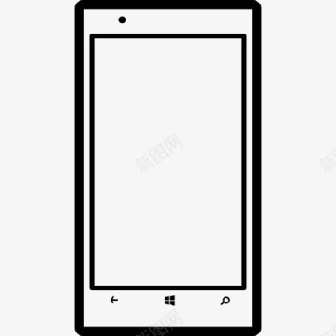 手机外形流行的诺基亚Lumia720图标图标