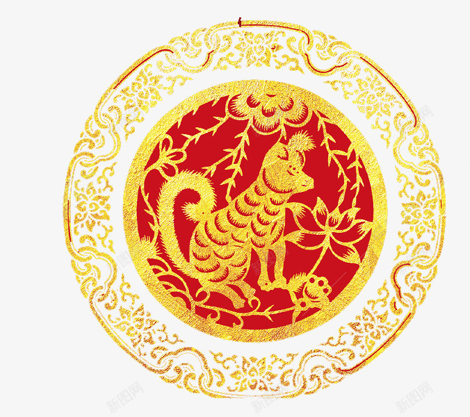 狗狗图腾png免抠素材_88icon https://88icon.com 新年快乐 春节 狗年吉祥 狗年大吉 节假日 节日