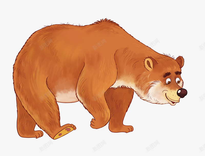 一只可爱的大狗熊png免抠素材_88icon https://88icon.com 动漫动画 动物 卡通手绘 卡通熊 大狗熊 抓气球的熊 行走的熊 装饰图