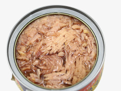 打开的罐头打开的肉罐头高清图片
