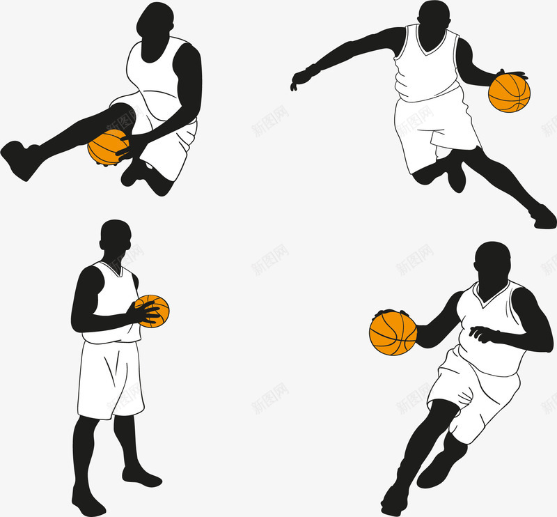 打篮球的人png免抠素材_88icon https://88icon.com 打篮球 矢量素材 篮球 篮球队员 运动健将