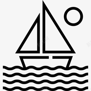 帆船帆船图标图标