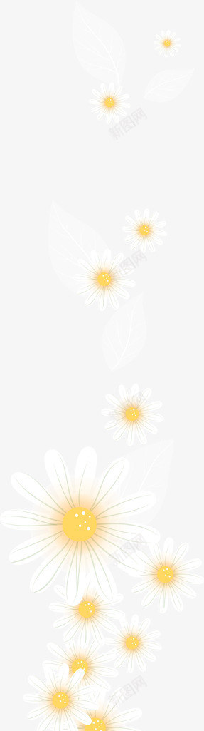 白色的鲜花png免抠素材_88icon https://88icon.com 小百花 春天开花漂浮 白色的黄蕊鲜花 鲜花