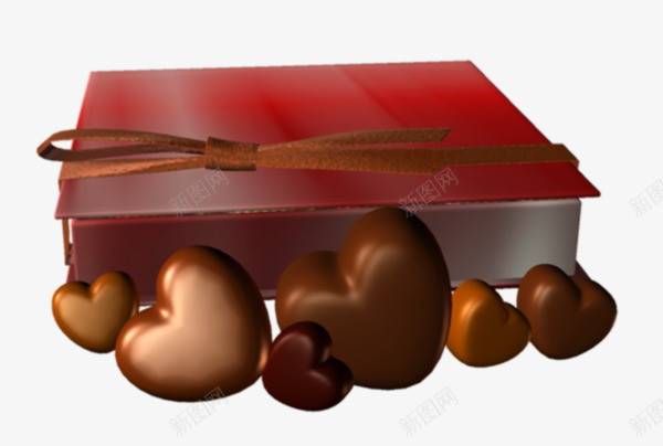 感恩节爱心巧克力png免抠素材_88icon https://88icon.com 巧克力素材 感恩节素材 爱心巧克力素材 礼盒礼物 节日素材