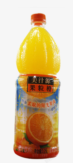 果粒橙果汁素材