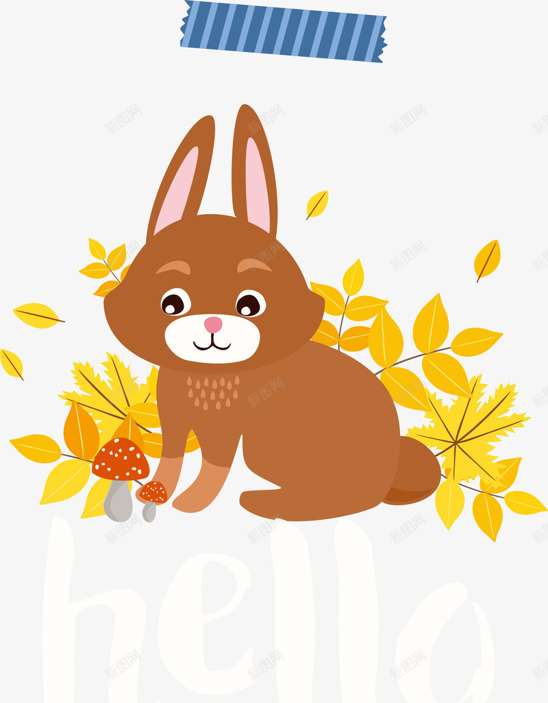 秋天的小兔子矢量图ai免抠素材_88icon https://88icon.com 你好秋天 小兔子 矢量png 秋天 金秋 金秋时节 矢量图