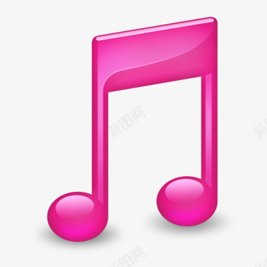粉红色浴袍侧边栏音乐粉色图标图标