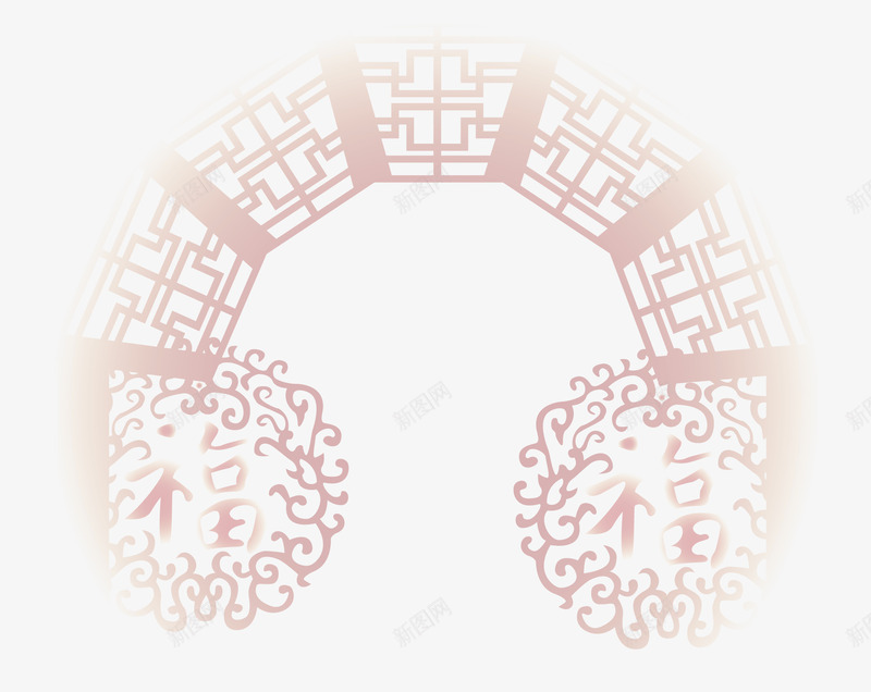 中国风福字窗户贴纸png免抠素材_88icon https://88icon.com 中国风 中国风福字窗户贴纸 春节窗 春节装饰 福 窗户 背景图案 贴纸 镂空