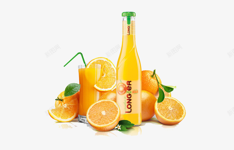 鲜橙果汁产品实物图png免抠素材_88icon https://88icon.com 果汁 橙汁 饮品 饮料 鲜橙