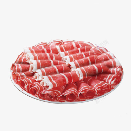 羊肉卷png免抠素材_88icon https://88icon.com 产品实物 冬季 火锅配菜 肉类