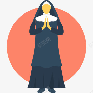 修女修女图标图标