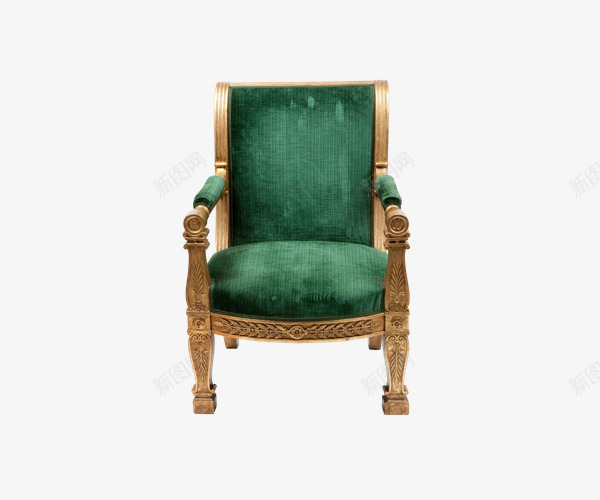 家具绿色椅子png免抠素材_88icon https://88icon.com 产品实物 家具 座椅 椅子 绿色 舒适椅凳