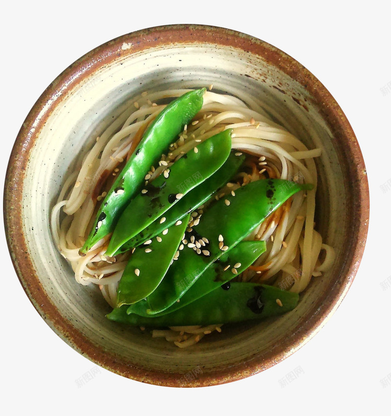 荷兰豆面条png免抠素材_88icon https://88icon.com 健康 荷兰豆 蔬菜 面条 面食