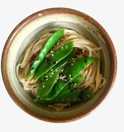 荷兰豆面条素材