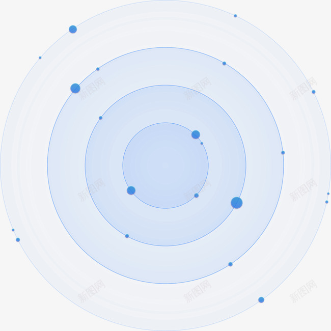 圆形飘浮png免抠素材_88icon https://88icon.com 线 蓝色 透明