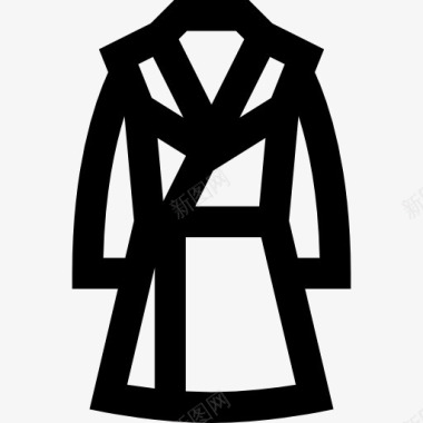服装女性外套图标图标
