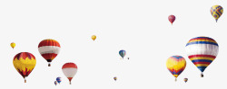 双十一热气球漂浮素材