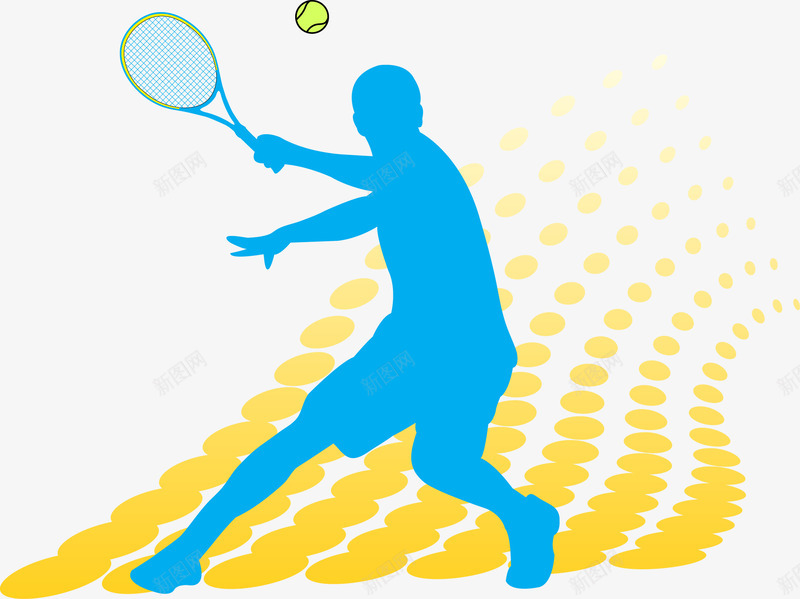 网球运动png免抠素材_88icon https://88icon.com 体育 体育海报设计元素 体育海报设计素材 体育运动 体育运动海报素材 体育项目 圆点 圆点科技感 科技感 网球 网球运动 运动