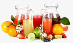 新鲜果汁素材
