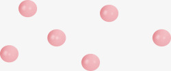漂浮粉色小球素材