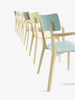 一组小清新装饰休息椅子素材