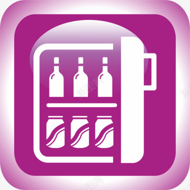 饮品推荐饮料机商场购物图标矢量图图标