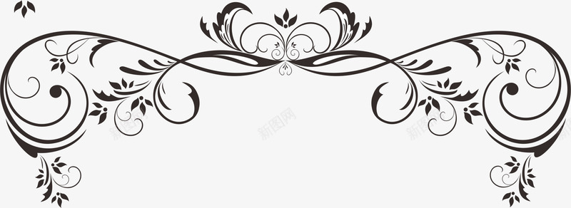 纹样花边角花png免抠素材_88icon https://88icon.com 线条 线稿 花样 花边 边角